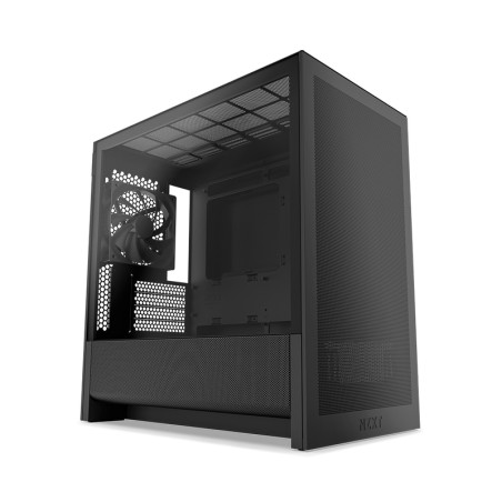 NZXT CC-H31FB-01 H9 H3 Flow, Midi Tower, PC, Negro, micro ATX, Mini-ITX, Malla, SGCC, Vidrio templado, 17 cm