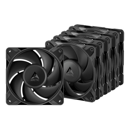 ARCTIC ACFAN00307A Freezer P12 Pro PST - 5 Pack, Ventilador, 12 cm, 131 m³/h, Negro