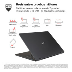 LG 15Z80T-G.AU88B Gram 15Z80T-G.AU88B, AMD Ryzen AI 7, 2 GHz, 39,6 cm (15.6"), 1920 x 1080 Pixeles, 32 GB, 1 TB 2