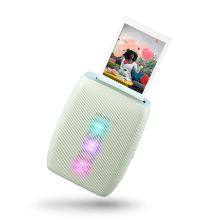 Fujifilm 16832156 Instax Mini Link3, 800 x 600 DPI, 2.4" x 1.8" (6.2x4.6 cm), Bluetooth, Salvia
