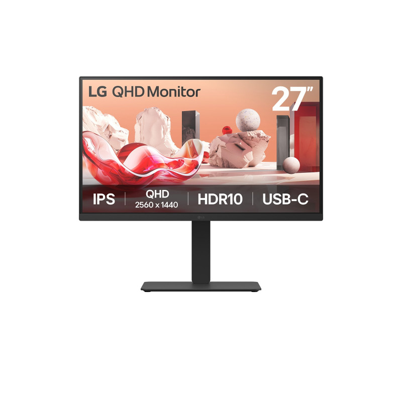 LG 27BA75QB-B.AEU 27BA75QB-B.AEU, 68,6 cm (27"), 2560 x 1440 Pixeles, Wide Quad HD, LED, 5 ms, Negro