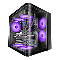 Mars Gaming MCCURV MC-CURV, Midi Tower, PC, Negro, ATX, micro ATX, Mini-ITX, Juego, 16,5 cm
