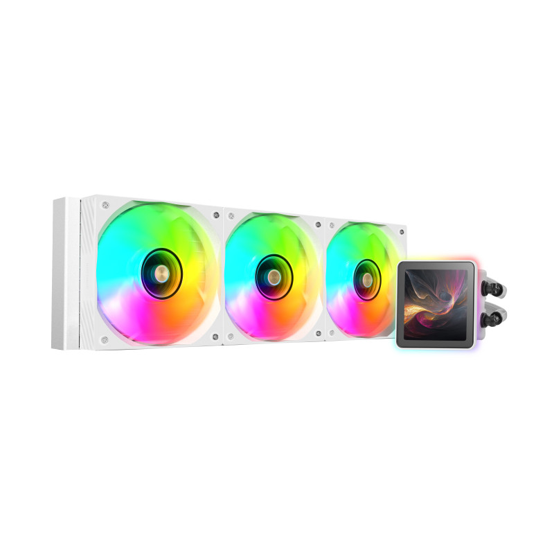 Mars Gaming MLVISIONPRO360W ML-VISIONPRO360W, Sistema de refrigeración líquida todo en uno, 12 cm, Blanco