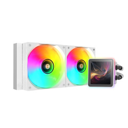 Mars Gaming MLVISIONPRO240W ML-VISIONPRO240W, Sistema de refrigeración líquida todo en uno, 12 cm, 800 RPM, 2300 RPM, 27,2