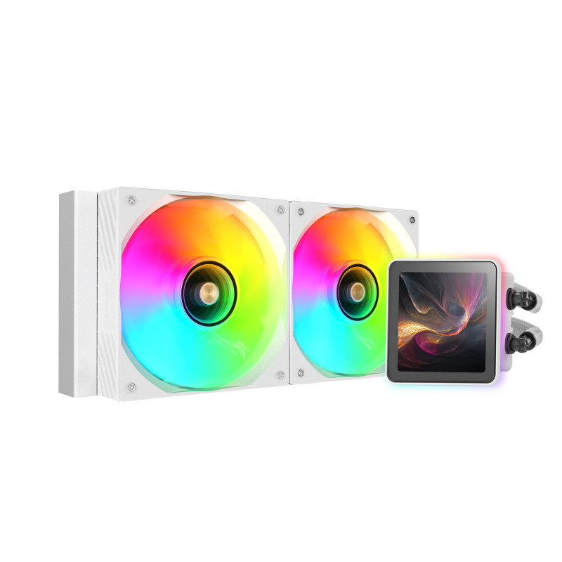 Mars Gaming MLVISIONPRO240W ML-VISIONPRO240W, Sistema de refrigeración líquida todo en uno, 12 cm, 800 RPM, 2300 RPM, 27,2