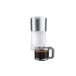 Braun 0X13211066 KF 1500, Máquina espresso, De café molido, 1000 W, Blanco 2