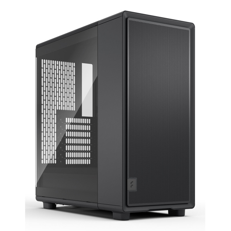 Fractal Design FD-C-EPO1A-02 Epoch, Midi Tower, PC, Negro, ATX, micro ATX, Mini-ITX, Acero, Vidrio templado, Juego