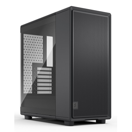 Fractal Design FD-C-EPO1A-02 Epoch, Midi Tower, PC, Negro, ATX, micro ATX, Mini-ITX, Acero, Vidrio templado, Juego