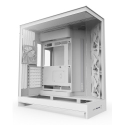 NZXT CM-H92FW-01 H9 Flow, Midi Tower, PC, Blanco, ATX, EATX, micro ATX, Mini-ITX, Malla, SGCC, Vidrio templado, Juego