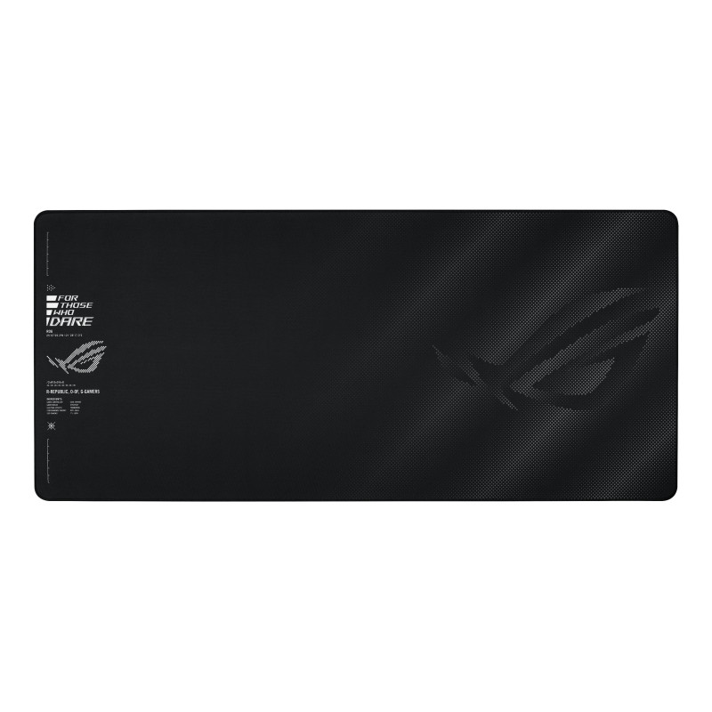 ASUS 90MP04B0-BPUA00 ROG Sheath II XXL, Negro, Estampado, Tela, Caucho, Base antiderrapante, Alfombrilla de ratón para juegos