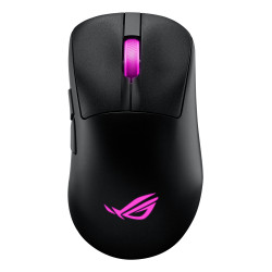 ASUS 90MP04A0-BMUA00 ROG Keris II Origin BLK, mano derecha, Óptico, RF Wireless + Bluetooth + USB Type-A, 42000 DPI, Negro