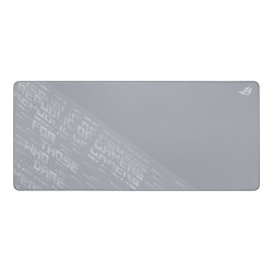 ASUS 90MP03H0-BPUA00 ROG Scabbard II Arctic Gray XXL, Gris, Estampado, Tela, Caucho, Base antiderrapante, Alfombrilla de ratón