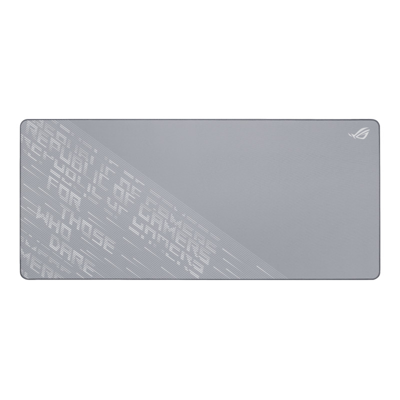 ASUS 90MP03H0-BPUA00 ROG Scabbard II Arctic Gray XXL, Gris, Estampado, Tela, Caucho, Base antiderrapante, Alfombrilla de ratón