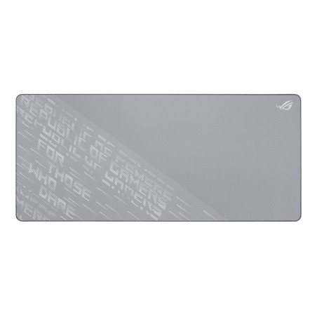 ASUS 90MP03H0-BPUA00 ROG Scabbard II Arctic Gray XXL, Gris, Estampado, Tela, Caucho, Base antiderrapante, Alfombrilla de ratón