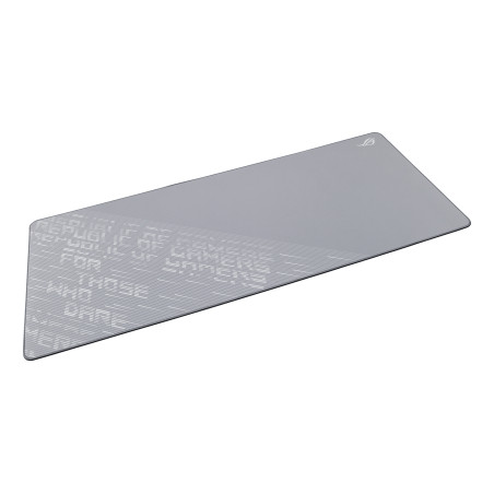 ASUS 90MP03H0-BPUA00 ROG Scabbard II Arctic Gray XXL, Gris, Estampado, Tela, Caucho, Base antiderrapante, Alfombrilla de ratón