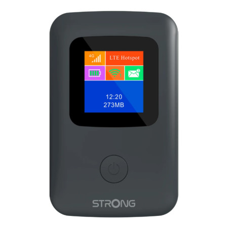 Strong 4GMIFI150CD 4GMIFI150CD, Módulo de red celular, Negro, Portátil, Nivel de batería, Wi-Fi, 802.11b, 802.11g, Wi-Fi 4