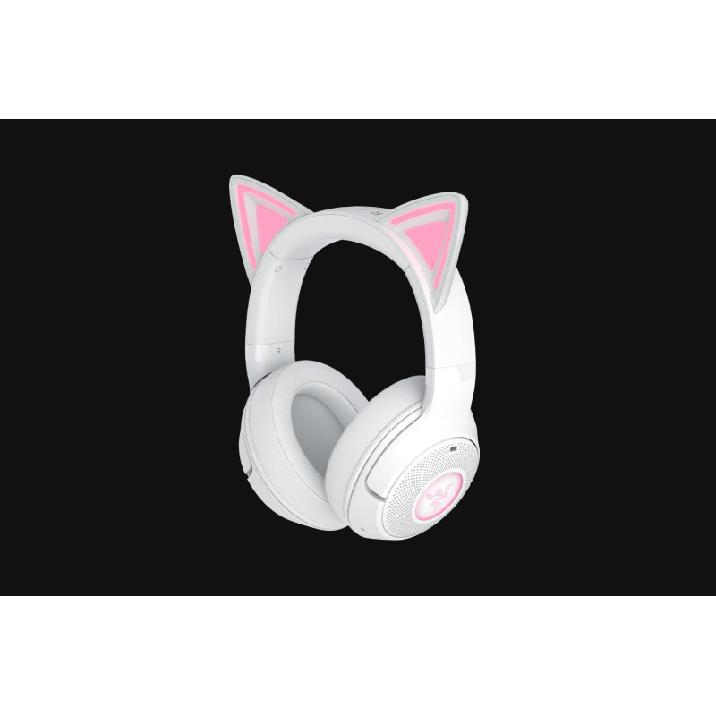 Razer RZ04-04860600-R3M1 Kraken Kitty V2 BT, Inalámbrico, 20 - 20000 Hz, Juego, 325 g, Auriculares, Blanco