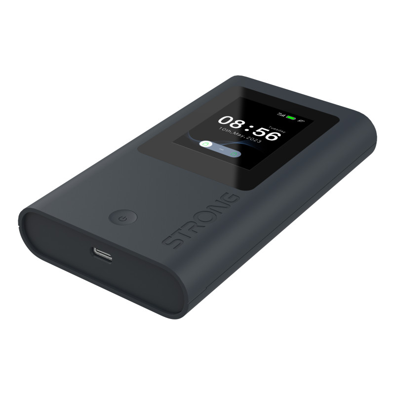 Strong 5GMIFIAX1800 5GMIFIAX1800, Router de red móvil, Negro, 802.11a, 802.11b, 802.11g, Wi-Fi 4 (802.11n), Wi-Fi 5