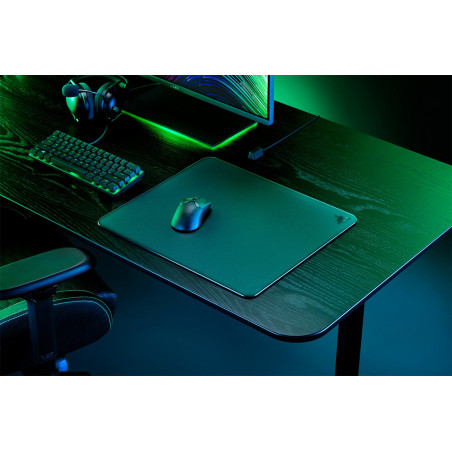 Razer RZ02-04890100-R3M1 Atlas, Negro, Monocromo, Caucho, Base antiderrapante, Alfombrilla de ratón para juegos