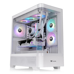 Thermaltake CA-11G-00M6WN-00 View 290 TG ARGB, Midi Tower, PC, Blanco, ATX, micro ATX, Mini-ITX, SPCC, Vidrio templado, 18 cm
