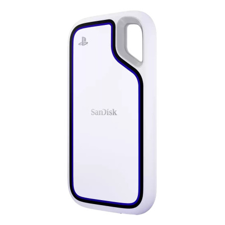 SanDisk SDSSDE62P-2T00-G25 SDSSDE62P-2T00-G25, 2 TB, USB Tipo C, 3.2 Gen 2 (3.1 Gen 2), 1000 MB/s, Blanco