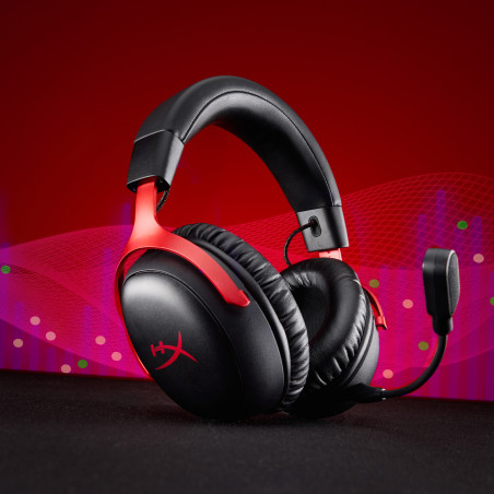 HyperX A59YZAA Auriculares inalámbricos Cloud III S: auriculares gaming (color negro), Inalámbrico, Juego, 20 - 20000 Hz, 340
