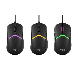 HyperX A2PB3AA Pulsefire Fuse: ratón gaming inalámbrico (negro), Ambidextro, Óptico, USB tipo A, 3200 DPI, Negro