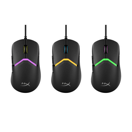 HyperX A2PB3AA Pulsefire Fuse: ratón gaming inalámbrico (negro), Ambidextro, Óptico, USB tipo A, 3200 DPI, Negro