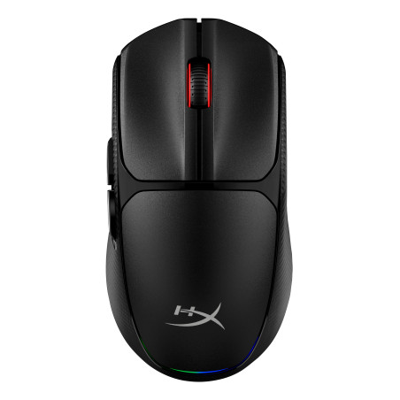 HyperX A1KY6AA Ratón inalámbrico gaming Pulsefire Fuse (negro), Ambidextro, Óptico, RF Wireless + Bluetooth, 12000 DPI, Negro