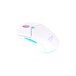 HyperX 8R2E7AA Pulsefire Haste 2 Core inalámbricos: ratón gaming (blanco/verde/púrpura), Ambidextro, USB tipo A, 3600 DPI, 2