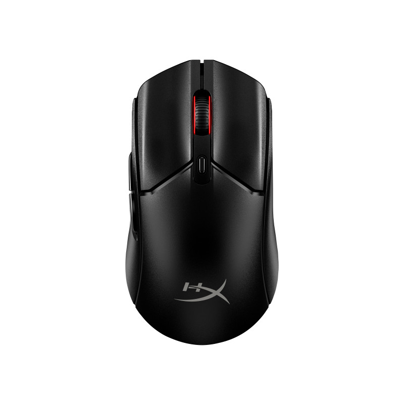 HyperX 8R2E6AA Pulsefire Haste 2 Core inalámbricos: ratón gaming (negro/negro), Ambidextro, USB tipo A, 3600 DPI, Negro