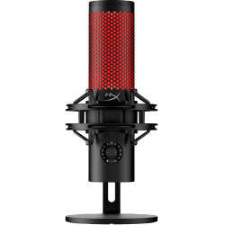 HyperX 872V1AA QuadCast 2 - micrófono USB (negro), Micrófono para crear podcasts, -7,5 dB, 20 - 20000 Hz, 0,05%, 32 Ω, 24 bit