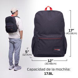 HyperX 8C524AA Mochila Delta, Mochila, 40,9 cm (16.1"), 498 g 2