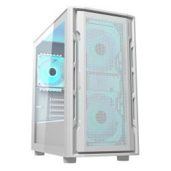 COUGAR 3855C90.0004 Uniface Mini RGB, Mini Tower, PC, Blanco, micro ATX, Mini-ITX, Juego, Multi
