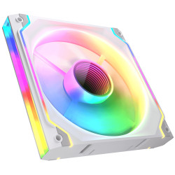 COUGAR 3MSC14FA1.0002 CF-SC140FW-RGB, Módulo de ventilador, Blanco, 3-pin + 4-pin, 51,91 cfm, 26,8 dB, Carcasa del ordenador 2