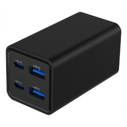 Gembird TA-UC-2A2C-PD65-01-BK TA-UC-2A2C-PD65-01-BK, Interior, Corriente alterna, 20 V, 1,5 m, Negro 2