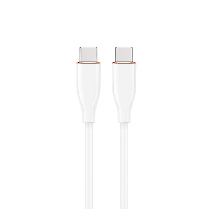 Gembird CC-USB2S-CMCM-1.5M-W CC-USB2S-CMCM-1.5M-W, 1,5 m, USB C, USB C, USB 1.1, 480 Gbit/s, Blanco