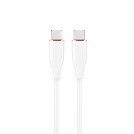 Gembird CC-USB2S-CMCM-1.5M-W CC-USB2S-CMCM-1.5M-W, 1,5 m, USB C, USB C, USB 1.1, 480 Gbit/s, Blanco