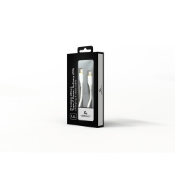 Gembird CC-USB2S-CMCM-1.5M-W CC-USB2S-CMCM-1.5M-W, 1,5 m, USB C, USB C, USB 1.1, 480 Gbit/s, Blanco 2