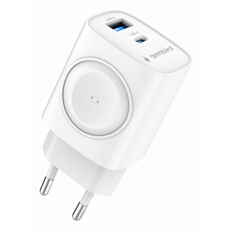 Gembird TA-UC-PDQCW20-01-W TA-UC-PDQCW20-01-W, Interior, Corriente alterna, Blanco
