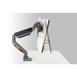 Kensington K58272WW Brazo para dos monitores SmartFit con barra transversal y asa, Gris 2