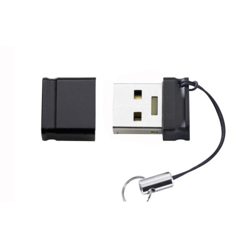 Intenso 3532491 Slim Line, 128 GB, USB tipo A, 3.2 Gen 1 (3.1 Gen 1), 100 MB/s, Tapa, Negro
