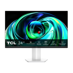 TCL 24G54 24G54, 60,5 cm (23.8"), 1920 x 1080 Pixeles, Full HD, QLED, 5 ms, Blanco