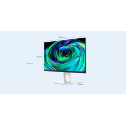 TCL 25G54 25G54, 63,5 cm (25"), 1920 x 1080 Pixeles, Full HD, QLED, 5 ms, Blanco 2