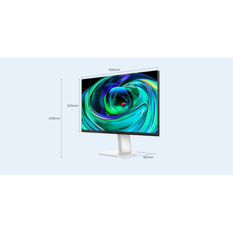 TCL 25G54 25G54, 63,5 cm (25"), 1920 x 1080 Pixeles, Full HD, QLED, 5 ms, Blanco