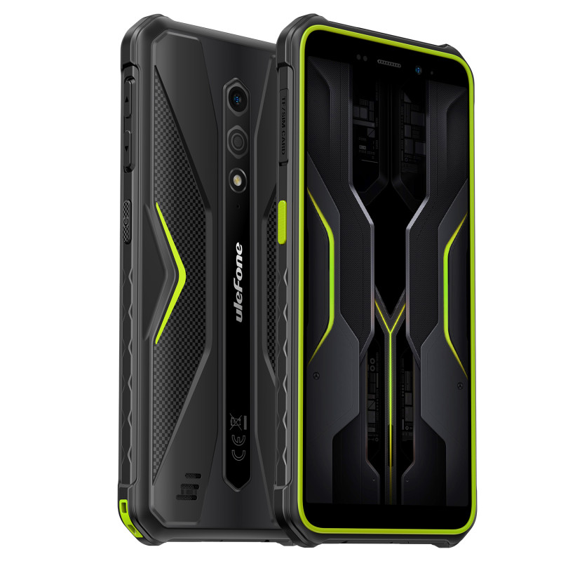 Ulefone 6937748735526 Armor X12 Pro, 13,8 cm (5.45"), 4 GB, 64 GB, 13 MP, Android 13, Negro, Verde