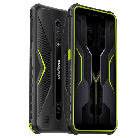 Ulefone 6937748735526 Armor X12 Pro, 13,8 cm (5.45"), 4 GB, 64 GB, 13 MP, Android 13, Negro, Verde