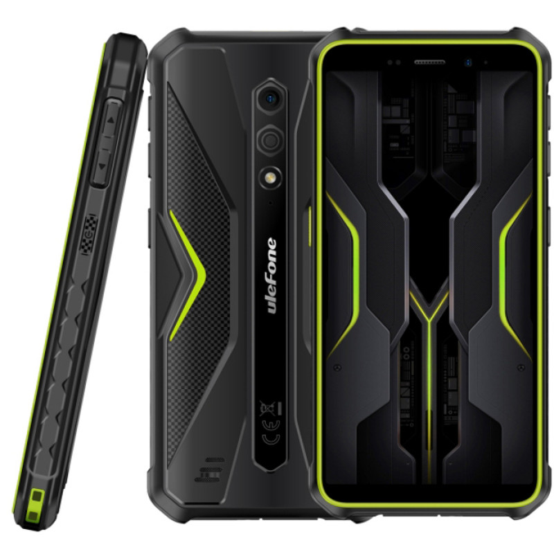 Ulefone 6937748735632 Armor X12, 13,8 cm (5.45"), 3 GB, 32 GB, 13 MP, Android 13 Go edition, Negro