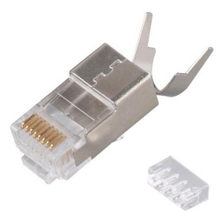 Equip 121148 121148, RJ45, Plata, Macho, Derecho, Cat8.1, Oro