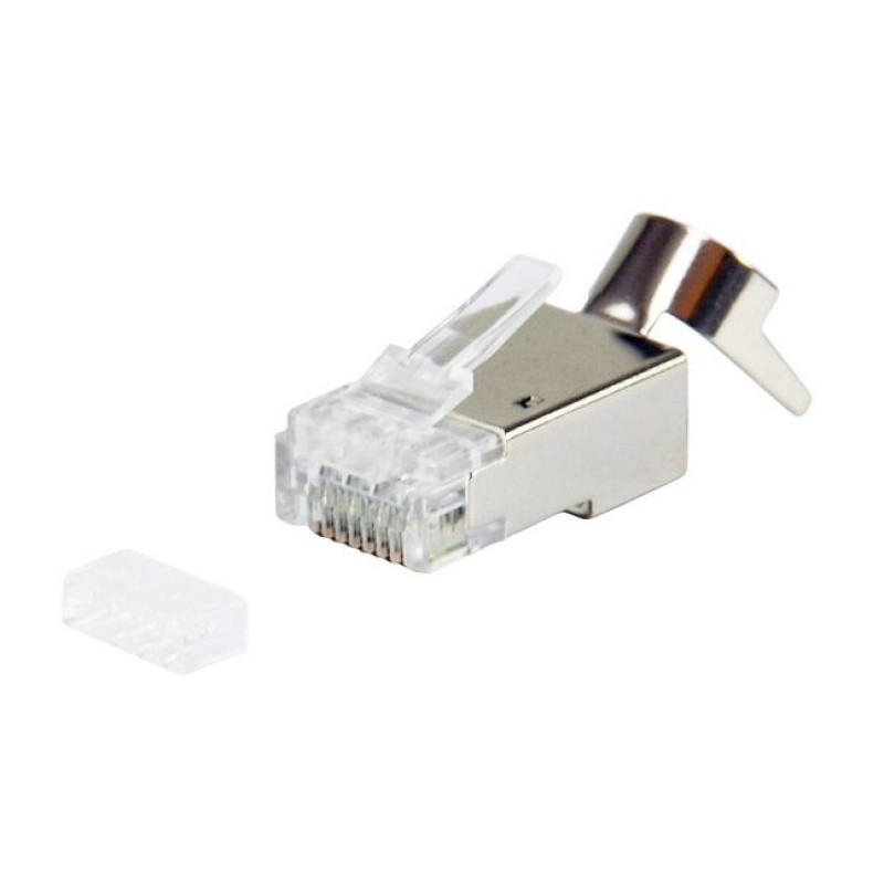 Equip 121148 121148, RJ45, Plata, Macho, Derecho, Cat8.1, Oro